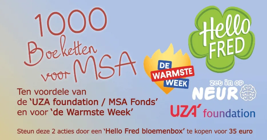 Hello Fred - 1000 boeketten voor MSA